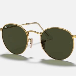 Ray-Ban RB3447 Round Metal Polarized Sunglasses